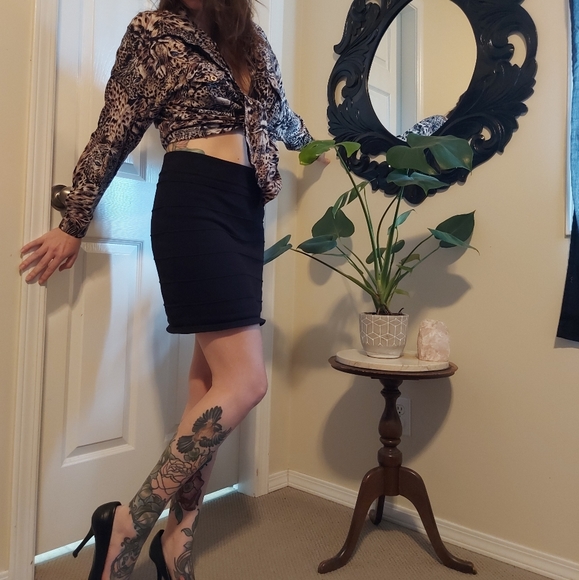 Leopard Button Up Top - Picture 2 of 11